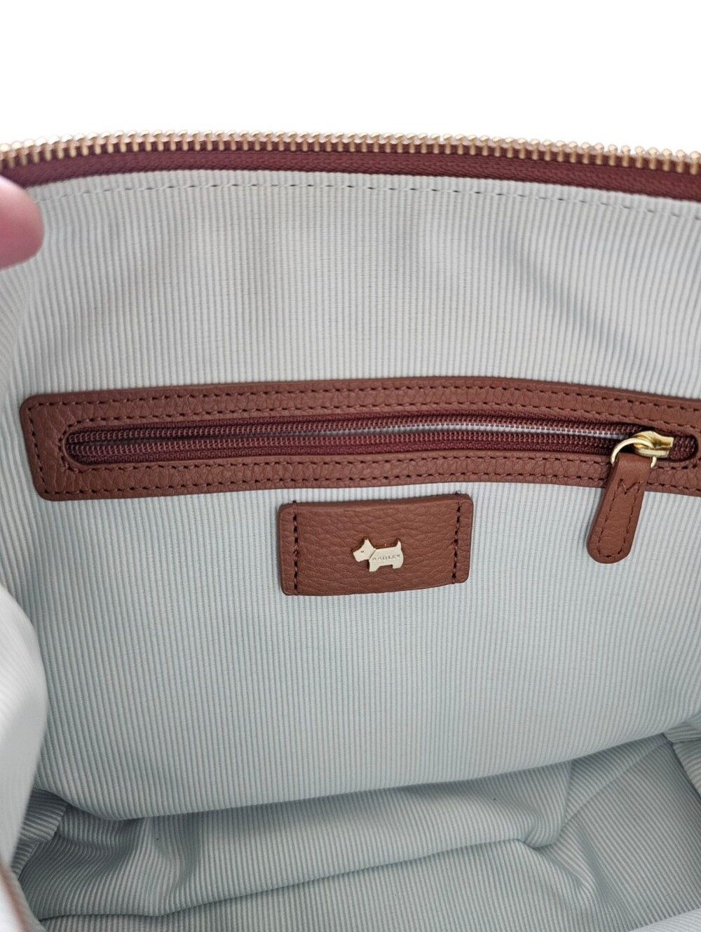 RADLEY London Fountain Road Leather Crossbody Handbag Tan Bag - Picture 8 of 8